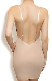 Rita Low Back Front Contouring Slip Low Back Dresses Shapewear For Wedding Dress Wedding Undergarments