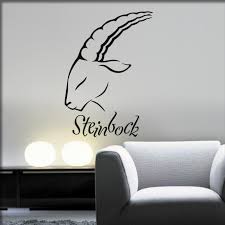 Typische eigenschaften, charakterzüge, stärken & schwächen ansonsten bereiten sie dir in bestimmten situationen womöglich probleme. Herzkauf Wandtattoo Shop Steinbock Sternzeichen Online Kaufen Und Bestellen