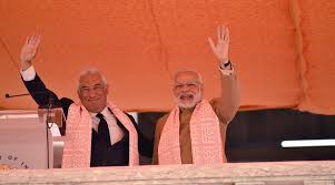 Modi met costa, who traces his origin to goa in india, at the necessidades palace in lisbon. Modi In Lisbon Highlights India Is Fast Moving Ahead Touching New Heights In Many Fields Says Pm India News The Indian Express