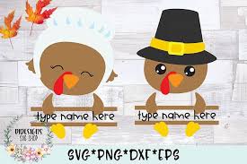 Download Turkey Pilgrim Split Name Boy Girl Bundle Monogram Svg 134889 Svgs Design Bundles Thanksgiving Crafts Cricut Projects Vinyl Thanksgiving Vinyl
