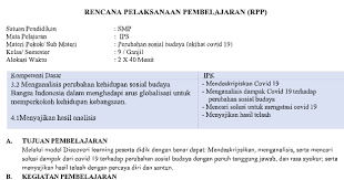 Silabus ips daring kelas 9 smp. Rpp Adaptif Ips Kelas 9 Semester Ganjil Kurikulum 2013 1 Lembar Mgmp Ips Indramayu