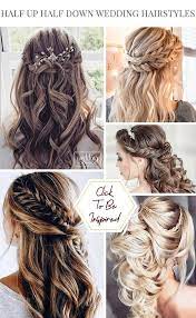 45 Perfect Half Up Half Down Wedding Hairstyles Wedding Hair Down Hair Styles Short Wedding Hair