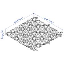 9 pcs (30x30 cm) floor decking for outdoor use.the. Altappen Light Grey Floor Decking Outdoor 0 81 M Ikea