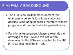 The fim is divided into six major categories, with various tasks in each category that are assessed. Ppt Fim Fam Outcome Measures Powerpoint Presentation Free Download Id 661397