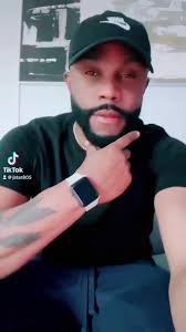 Black Dude with Crossed Lips