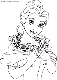 Disney belle coloring pages another portion of 30 picture. Princess Belle Coloring Pages Disney