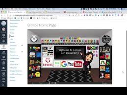 Bitmoji Classroom Canvas Youtube In 2020 Canvas Classroom Fun Math