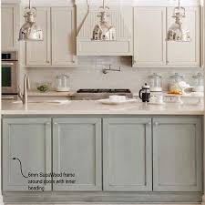 plain white melamine kitchen goes coastal