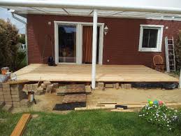 Holzterrassenprojekt Von Familie K Aus Potsdam Holz Service 24 Holzterrasse Terrasse Unterkonstruktion