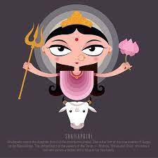 Navratri Day1 For Hindus The Mother Goddess Durga Is A Very Special Deity Able To Appear In Nine Differ God Illustrations Navratri Pictures Durga Painting
