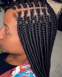 The african braid bun look: 260 Best Beauties With Braids Black Girl Magic Ideas Natural Hair Styles Braided Hairstyles Braid Styles