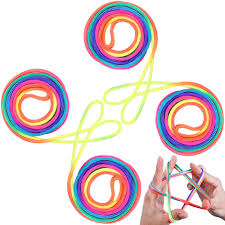4 Pezzi Giochi di Corda Mano,Finger Twist Gioco A Filo,Gioco con Dita  Arcobaleno,Lunghezza 165 cm Giochi di Corda Mano,per Sacchetti per Feste,  Accessori per Feste : Amazon.it: Giochi e giocattoli