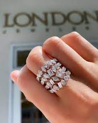 London Jewelers On Instagram An Lj Fav London Collection 18k Mixed Shape Diamond 4 Band Ring Londonjewelers See Tag O London Jewelers Diamond Band Rings
