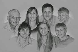 Rita Kirkman S Daily Paintings A Family Portrait Commission Family Portrait Drawing Family Portraits Daily Painting