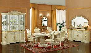 Dining tables, bars, counters, stools, chairs, dinnerware and much more! Leonardo Italian Classic Dining Table Set Dining Room Furniture Sets Italian Dining Room Italian Dining Table