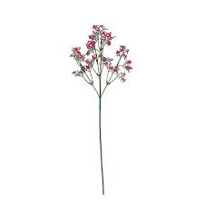 Bring color and elegance to your otherwise lackluster and plain crafts and decorations with undying floral accessories and decorations that look amazingly realistic with this silk baby breath bush. 4 Pcs 27 Tall Silk Baby Breath Flowers Stems Fuchsia Leilaniwholesale