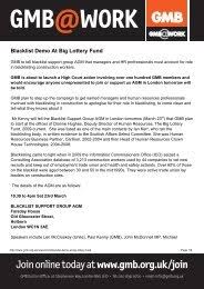 1 2/12 PRIVATE &amp; CONFIDENTIAL GMB National Office: 22-24 ...