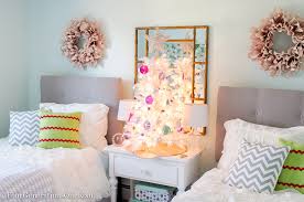 I've never decorated our bedrooms for christmas, but this year just needed the warmth. Teenage Girl Christmas Bedroom Four Generations One Roof
