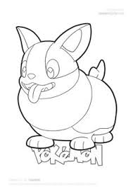 This page does not work well in portrait mode on mobile. Pokemon Sword And Shield Coloring Pages Yamper Coloring Page