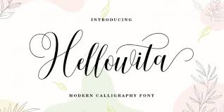 Hellowita Script Font Download Font Fonts Typography Typeface Webdesign In 2020 Script Fonts Download Script Fonts Download Fonts