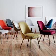 Mid Century Leather Dining Chair Westelm Upholstered Dining Chairs Mid Century Leather Dining Chairs Leather Dining Room Chairs