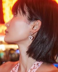 Kendra Scott Ashton Silver Heart Drop Earrings in Freshwater Cultured Pearl 