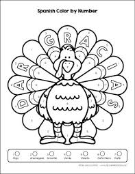 Thanksgiving Turkey Coloring Sheets English And Spanish Turkey Coloring Pages Thanksgiving Coloring Pages Spanish Colors