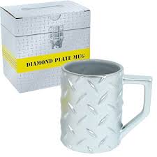 Diamond Plate Mug Mugs Diamond Plate Coffee Mugs