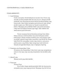 Maybe you would like to learn more about one of these? 29 Contoh Proposal Bisnis Kuliner Info Dana Tunai