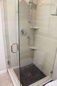 Beautiful Bathroom Renovation Project Featuring Large 24 X 36 Porcelain Wall Tiles Basalti Beautiful Bathroom Renovations Shower Remodel Bathroom Renovation