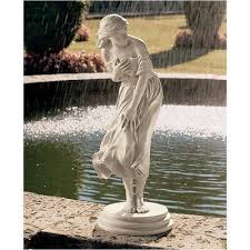 Design Toscano Windblown Statue Wayfair Statue Resin Garden Statues Garden Statues