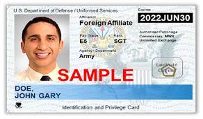 Students (paragraph 20.11.), and security and accountability of armed forces id cards (paragraph 20.12. Next Generation Uniformed Services Id Card