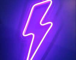 Neon Sign Bedroom Lightning Bolt Neon Neon Sign Bedroom Neon Sign Custom Neon Neon Sign Wall In 2021 Neon Signs Neon Sign Bedroom Blue Lightning