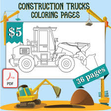 Download 580+ royalty free truck coloring pages vector images. Construction Trucks Coloring Pages 36 Printable Coloring Sheets 8 5 X 11