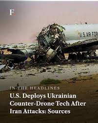 The U.S. military has begun using Ukrainian counter-drone technology at a key air base in Saudi Arabia after repeated Iran-linked drone and missile attacks, according to sources. The system, called Sky Map
