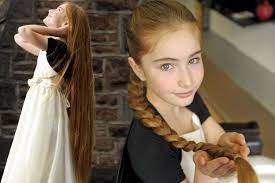 The ends will be all one length, but the hair will be sparse and thin. Real Life Rapunzel Schoolgirl S Super Long Hair Is Straight Out Of A Fairytale Mirror Online