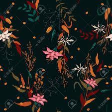 Realistic flower crochet pattern round up collection with free and paid patterns for the most authentic crochet flower patterns around. Retro Wild Seamless Flower Pattern Vintage Background Wallpaper Blooming Realistic Isolated Flowers Hand Drawn Vector Illustration Royalty Free Cliparts Vectors And Stock Illustration Image 127291710