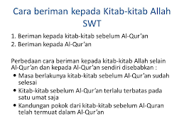 Cara muslim beriman kepada kitab allah sangat penting karena berkaitan dengan nasib kekalnya. Terkini Bagaimana Cara Beriman Kepada Kitab Sebelum Al Qur An