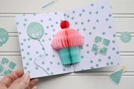 16 cupcake diy birthday card. Honeycomb Cupcake Pop Up Card Video Tutorial We R Memory Keepers