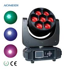 China Stage Light 7x40w Dmx 512 Led Wash Zoom Moving Head Dj Lighting China Led Moving Head Moving Head