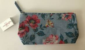 cath kidston quilted double zip makeup