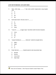 Kata tunjuk adalah kata yang digunakan untuk menunjuk / merujuk suatu hal. Latihan Kata Ganti Nama 3qs Excellent Tuition Centre Miri Facebook