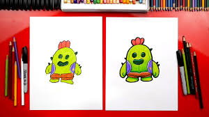 After using super, spike regenerates 800 health per second by staying in its area of effect. How To Draw Spike From Brawl Stars Art For Kids Hub