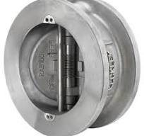 Check Valve, Wafer-Style, 316 Stainless Steel Body, 4" Pipe Size, Viton® Seal, 270 GPM @ 1 PSI Head Loss