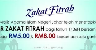 Makanan pokok yang dimaksud di sini tentu saja. Kadar Zakat Fitrah 2015 1436 Bagi Negeri Johor Beam