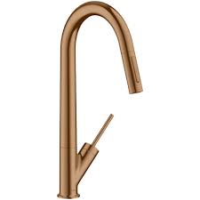 Check spelling or type a new query. Axor Starck Brushed Bronze Pullout Spray Kitchen Sink Mixer Tap 10821140 Pullout Rinser Taps From Taps Uk