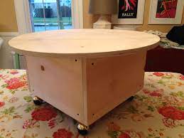 Small diy ottoman coffee table. Diy Round Ottoman Effortless Style Blog