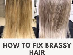 Brassiness of hair color refers to the orange or yellow undertones that the hair color develops over time. How To Get Rid Of Brassy Hair Bellatory