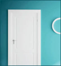 Design ideas for a large contemporary bedroom in sydney with blue walls. Bedroom Door Pvc And Wpc Products Echon