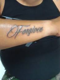 Forgiven tattoo doncastertattoo & piercing shop. My Forgiven Tattoo I Ve Been Forgiven Thank You Forearm Word Tattoo Forgiveness Tattoo Word Tattoos